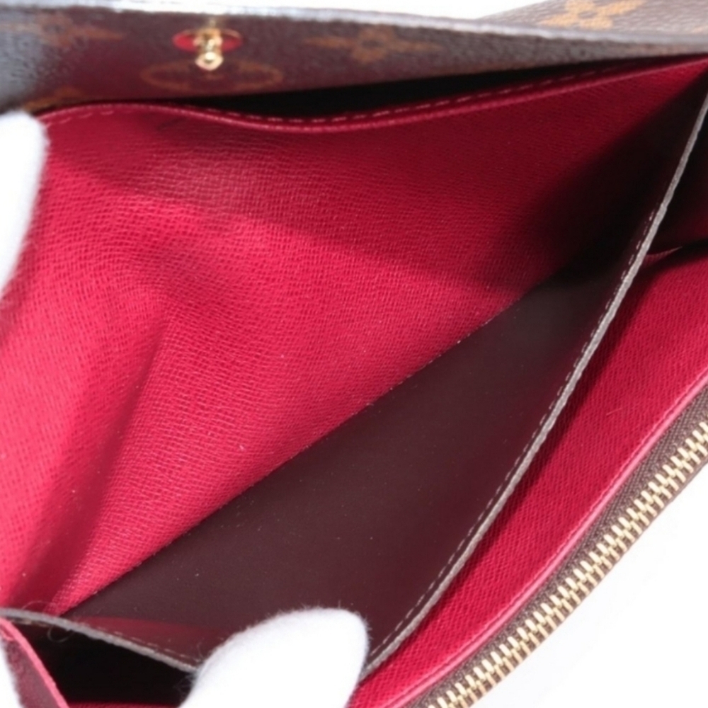 Authentic Louis Vuitton Monogram Portofeuille Emilie Long Wallets - Picture 10 of 12